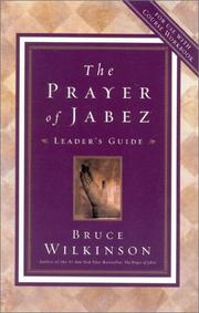 Front cover of The Prayer of Jabez (Leader's Guide) by Global Vision Resources