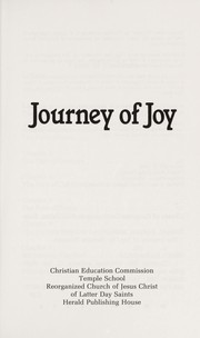 Front cover of Journey of joy by Barbara Howard