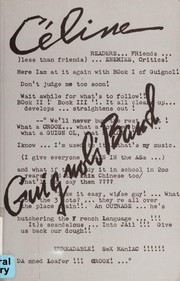 Front cover of Guignol's band by Louis-Ferdinand Celine