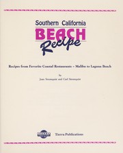 Front cover of Southern California beach recipe by Joan Stromquist