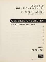 Front cover of General Chemistry by C. Alton Hassell