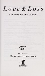 Front cover of Love & loss by Georgina Hammick