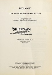 Front cover of Biology by George Fried