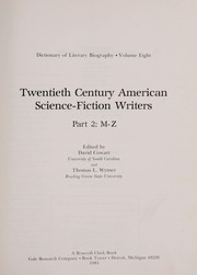 Cover of Twentieth-century American science-fiction writers by David Cowart