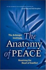 Cover of The Anatomy of Peace by The Arbinger Institute