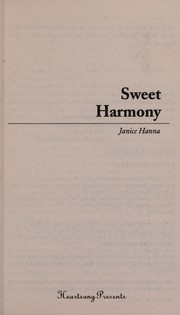 Cover of Sweet harmony by Janice Hanna