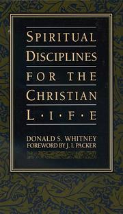 Cover of Spiritual disciplines for the Christian life by Donald S. Whitney