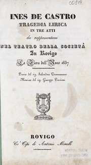 Cover of Ines de Castro by Salvatore Cammarano
