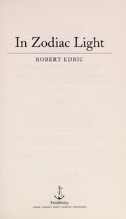 Cover of In zodiac light by Robert Edric