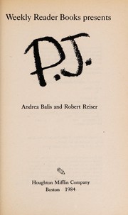 Cover of P.J by Andrea Balis