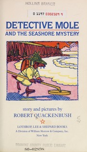 Front cover of Detective Mole and the seashore mystery by Robert M. Quackenbush