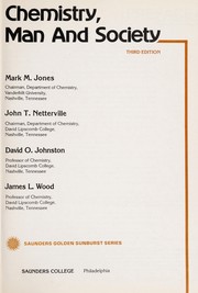 Front cover of Chemistry, man, and society by Mark M. Jones