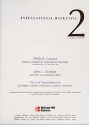 Front cover of International marketing by Philip R. Cateora