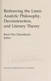 Cover of Redrawing the lines by Reed Way Dasenbrock