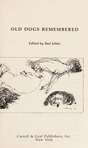 Cover of Old dogs remembered by Bud Johns