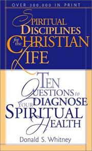 Cover of Ten questions to diagnose your spiritual health by Donald S. Whitney