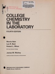 Front cover of College Chemistry in the Lab by Hein