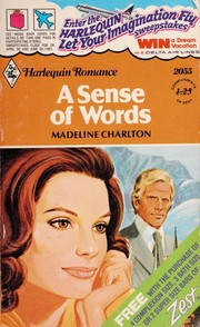 Front cover of A sense of words by Madeline Charlton