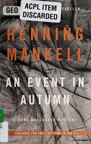 Cover of Handen by Henning Mankell