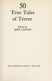 Front cover of 50 great tales of terror by John Canning