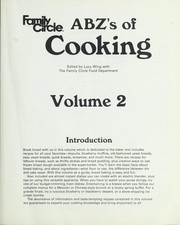 Cover of ABZ's of cooking by Lucy Wing