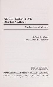 Cover of Adult cognitive development by Robert A. Mines