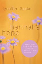 Cover of Hannah's Hope by Jennifer Saake