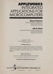 Cover of Appleworks by Dean Clayton