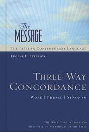 Cover of The message three-way concordance by NavPress (Firm)