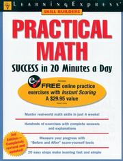 Front cover of Practical Math Success in 20 Minutes a Day, 3rd Edition (Skill Builders) by LearningExpress Editors