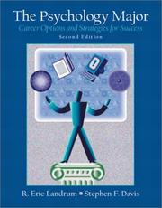 Cover of The psychology major by R. Eric Landrum