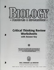 Cover of Biology [kit] : principles & explorations by RINEHART AND WINSTON HOLT