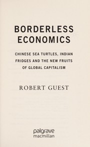 Cover of Borderless economics by Robert Guest