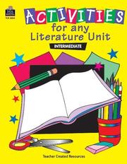 Cover of Activities for any literature unit by PATSY CAREY