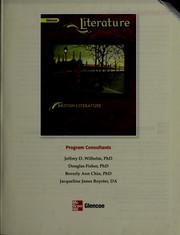 Front cover of Glencoe literature by Jeffrey D. Wilhelm