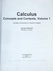 Cover of Calculus concepts and contexts by James Stewart