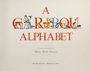 Front cover of A caribou alphabet by Mary Beth Owens