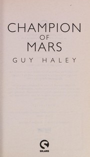 Front cover of Champion of Mars by Guy Haley