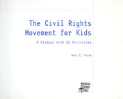 Cover of The civil rights movement for kids by Mary Turck