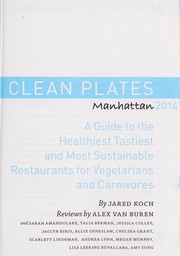 Cover of Clean plates by Jared Koch