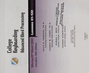 Front cover of College keyboarding by Susie H. VanHuss, PhD