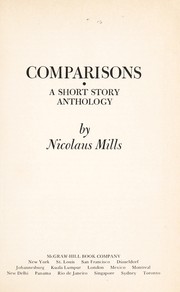 Cover of Comparisons by Nicolaus Mills