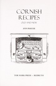 Cover of Cornish Recipes by Ann Pascoe