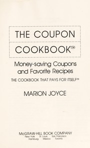 Front cover of The coupon cookbook by Marion Joyce