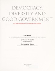 Cover of Democracy, diversity and good government by Eric Mintz