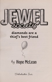 Front cover of Diamonds are a thief's best friend by Hope McLean