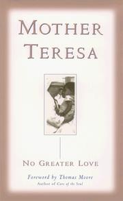 Cover of No greater love by Saint Mother Teresa