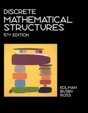Cover of Discrete Mathematical Structures by Bernard Kolman