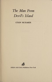 Cover of The man from Devil's Island by Colin Rickards