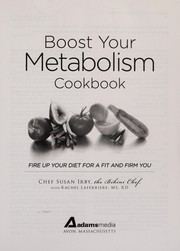 Front cover of Boost your metabolism cookbook by Susan Irby